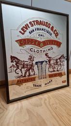 spiegel levi strauss & co, Ophalen, Zo goed als nieuw, Reclamebord