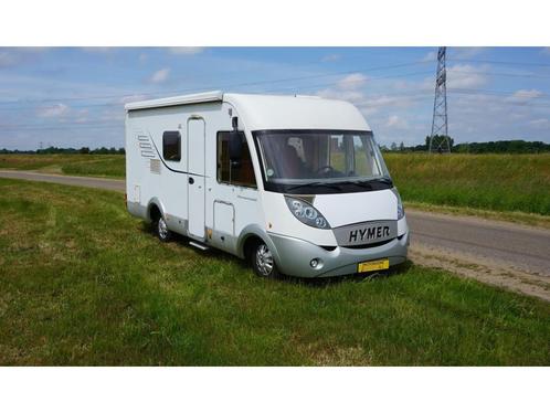Hymer B574CL | 2007 | Motor Airco | MaxxFann | Fietsendrager, Caravans en Kamperen, Campers, Bedrijf, tot en met 4, Integraal