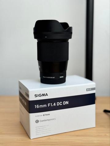 Sigma 16mm F1.4 Sony E-mount beschikbaar voor biedingen