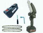 48 v mini kettingzaag 2 accu,s 15 cm extra zaagketting €50,-, Ophalen of Verzenden, Nieuw