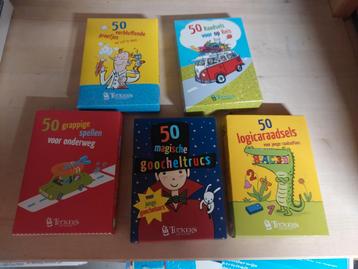 50 series op reis, goocheltrucs, logica, proefjes beschikbaar voor biedingen