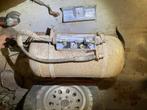 Cilindrische lpg tank 70L. Op frame., Ophalen, Jeep