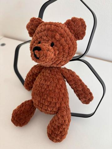 Zachte gehaakte Knuffel Teddybeer - verschillende kleuren beschikbaar voor biedingen