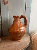 Oude aardewerk kruik **het geruite roosje**, Ophalen of Verzenden