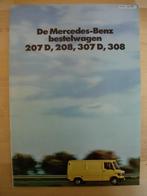 Mercedes 207D 208 307D 308 Brochure 1980 - 207 307 D, Ophalen, Mercedes, Zo goed als nieuw, Mercedes-Benz