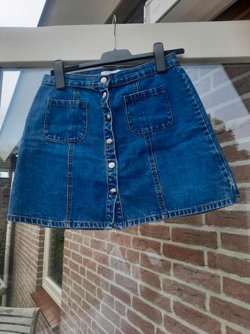 Blauwe denim rok afhalen € 7,50  beschikbaar voor biedingen