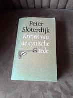 Kritiek van de cynische rede Peter Sloterdijk, Ophalen of Verzenden, Gelezen