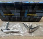 Stiftdeel L rolluikkruk hendel 70 RVS Intersteel Partij 14st, Doe-het-zelf en Verbouw, Rolluiken, Ophalen, Minder dan 100 cm, Wit