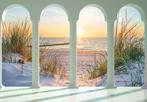Strand 3D behang Bogengalerij, strand behang, Fotobehang4you, Verzenden, Minder dan 10 m², Strand behang, 3D