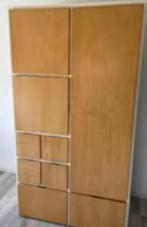 IKEA RAKKE 122x59x216 cm wit met bruin, Huis en Inrichting, Kasten | Kledingkasten, Ophalen of Verzenden, 25 tot 50 cm, Met hangruimte