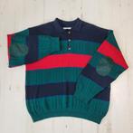 Rian Rucci trui pullover 52 XL 50% wol groen blauw rood, Kleding | Heren, Maat 52/54 (L), Rian Rucci, Ophalen of Verzenden, Zo goed als nieuw