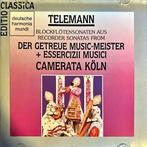 Telemann, Camerata Köln – Blockflötensonaten CD, Cd's en Dvd's, Cd's | Klassiek, Ophalen of Verzenden, Barok, Gebruikt, Overige typen