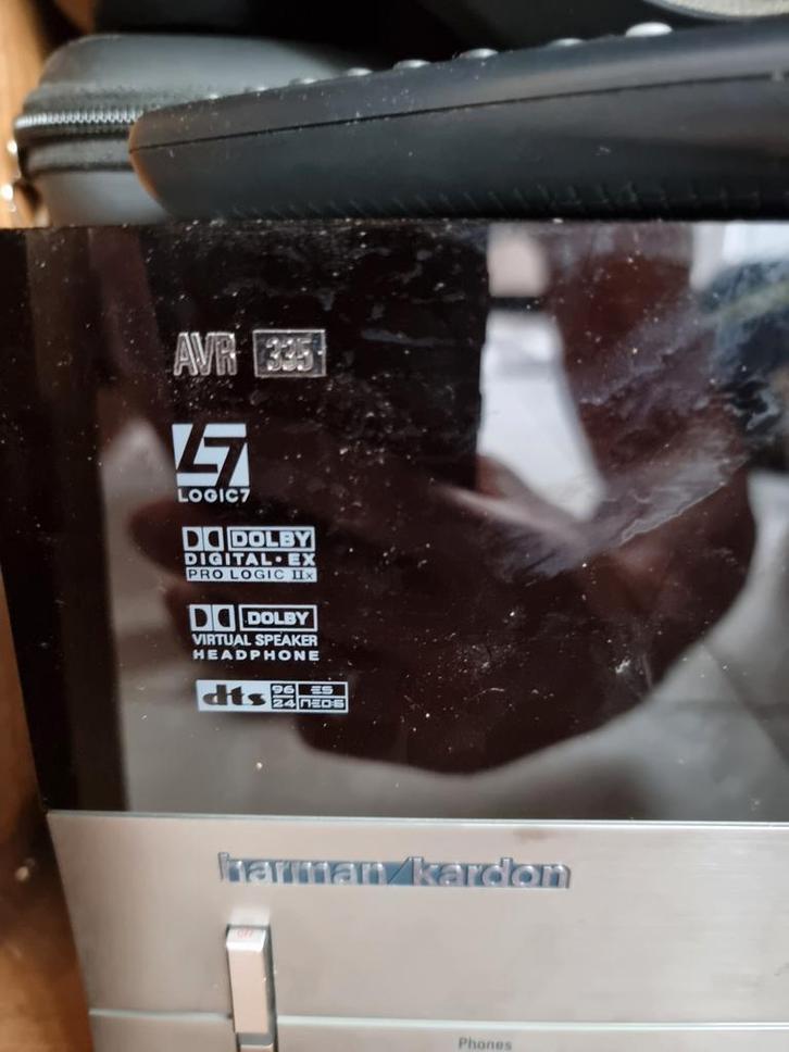harman kardon avr 335 met kef  speakers, Audio, Tv en Foto, Cd-spelers, Gebruikt, Overige merken, Ophalen