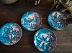 Bordjes De drinkers van Enoch wedgwood, Ophalen of Verzenden, Aardewerk, Wedgwood