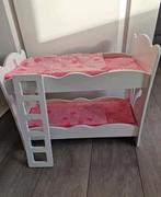 kidkraft houten poppenbed, stapelbed. Als nieuw., Kinderen en Baby's, Speelgoed | Houten speelgoed, Ophalen of Verzenden, Zo goed als nieuw