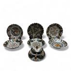 Negen diverse Tichelaar schotels en een dekselpot, Antiek en Kunst, Ophalen of Verzenden