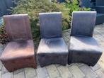 Eetkamerstoelen, Huis en Inrichting, Stoelen, Ophalen, Gebruikt, Bruin, Stof