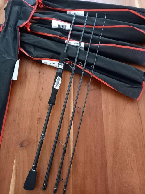 (Vakantie) Reishengels... Trias Travel spin 2.40m...15-30g., Watersport en Boten, Hengelsport | Algemeen, Nieuw, Overige typen