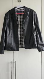 Zwart lederen vintage jasje Per Voi🌹Mt 44💖Als Nieuw, Kleding | Dames, Ophalen, Zwart, Maat 42/44 (L), Zo goed als nieuw