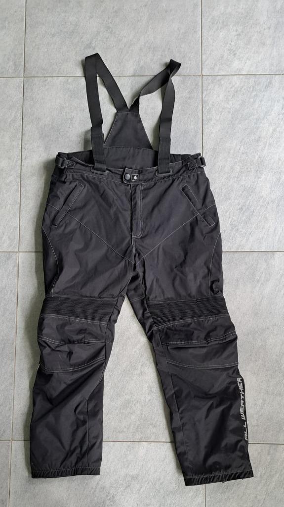 All Weather dames motorbroek XXL zwart met schouderbanden, Motoren, Kleding | Motorkleding, Broek | textiel, Dames, Tweedehands