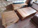 Massief houten woonkamerset, Huis en Inrichting, Complete inboedels, Ophalen