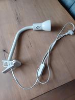 Klem spotje leeslampje, Ophalen of Verzenden, Zo goed als nieuw, Metaal of Aluminium