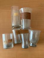 7 glazen uit fabriekscollectie Kristalunie Maastricht, Antiek en Kunst, Curiosa en Brocante, Ophalen of Verzenden