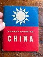 WO2 Amerikaans Pocket Guide China cartoons kaarten 1944, Verzamelen, Militaria | Tweede Wereldoorlog, Amerika, Verzenden, Boek of Tijdschrift