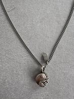 Buddha to buddha ketting met yin yang, Ophalen, Zo goed als nieuw, Zilver, Met hanger