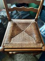 Te koop 4 stoelen, Ophalen, Riet of Rotan, Bruin, Zo goed als nieuw
