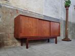 Deens Design Dressoir Teak Jaren 60 Lage Bar Kast Lowboard 4