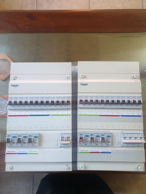 Hager vision groepenkasten 1/3 fase (lees de omschrijving), Doe-het-zelf en Verbouw, Overige Doe-het-zelf en Verbouw, Zo goed als nieuw