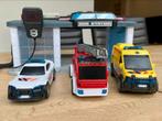Dicky Toys Rescue Station met 3 Voertuigen, Ophalen, Gebruikt, Jongen of Meisje