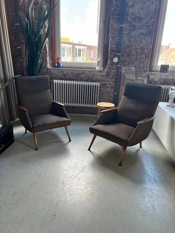 Vintage lounge stoelen design retro fifties beschikbaar voor biedingen