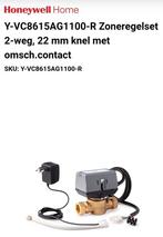 Honeywell Zoneregelset 2-weg 22mmknel Y-VC8615AG110O, Doe-het-zelf en Verbouw, Nieuw, Ophalen of Verzenden, Minder dan 3 jaar oud