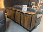 Dressoir Mangohout 220cm SALE/outlet, Ophalen of Verzenden, Gebruikt, Metaal, 200 cm of meer