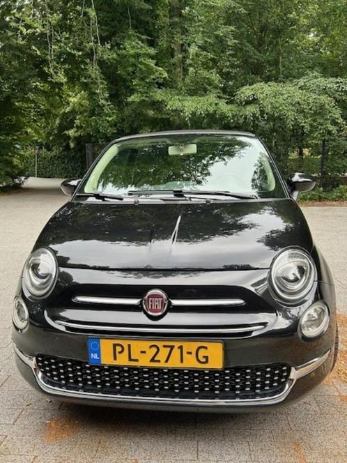 Fiat 500C 0.9 80pk Turbo Twinair 2017 Zwart, Auto's, Fiat, Particulier, 500C, Airbags, Airconditioning, Bluetooth, Elektrische buitenspiegels