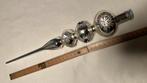 Vintage antieke kerst piek, zilver lang deuken, Diversen, Kerst, Ophalen of Verzenden