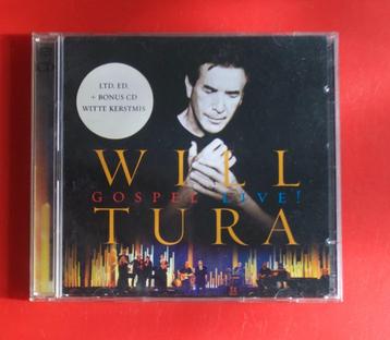 2cd Will Tura Gospel live + bonus cd Witte Kerstmis beschikbaar voor biedingen