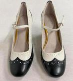 Flapper Mary Jane Next Pumps pump met hakken 38 zwart-wit, Pumps, Wit, Ophalen of Verzenden, A