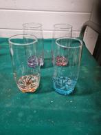 longdrink glazen met gekleurde voet, Ophalen of Verzenden, 'T Olde Gre-j, Info@toldegrej.nl, Endepoelstraat 20f Didam