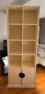 Stevige, ruime vakjeskast met deurtjes, Huis en Inrichting, Kasten | Boekenkasten, Ophalen, Gebruikt, 200 cm of meer, 50 tot 100 cm