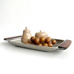 vintage DeensDesign SCHAAL teak stainless steel Voss Denmark, Huis en Inrichting, Overige materialen, Gebruikt, Schaal, Ophalen of Verzenden