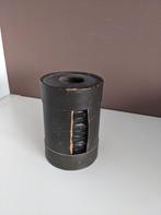 Set van glazen onderzetters in houder Glasfabriek Leerdam, Antiek en Kunst, Curiosa en Brocante, Ophalen of Verzenden