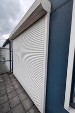 Rolluik elektrisch met losse afstandsbediening, Doe-het-zelf en Verbouw, Rolluiken, Ophalen, Gebruikt, 200 cm of meer, Wit