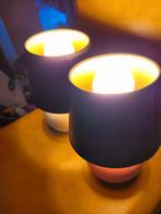 Set van 2 kleine tafellampen, Stof, Ophalen of Verzenden, Zo goed als nieuw, Modern