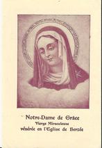 Bp267 prentje onze lieve vrouw van berzee, Verzamelen, Religie, Ophalen of Verzenden, Gebruikt, Kaart of Prent