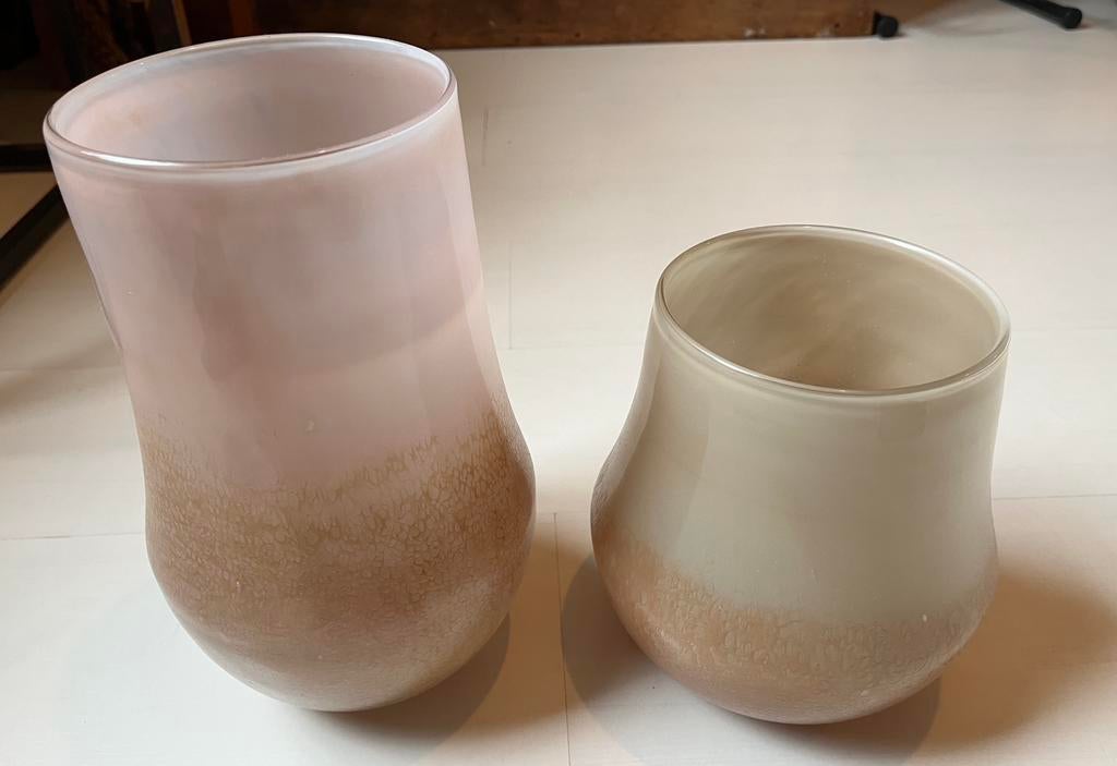Mooie Zara Home vazen, Huis en Inrichting, Ophalen of Verzenden, Zo goed als nieuw, Overige kleuren, Minder dan 50 cm