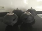 4 mooie olie lampen, Huis en Inrichting, Keuken | Potten en Pannen, Ophalen of Verzenden, Zo goed als nieuw, Glas, Pot, Bus of Blik