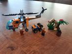 Lego Jungle set 60158 helikopter en autootje incl boekjes, Ophalen of Verzenden, Zo goed als nieuw, Complete set, Lego